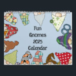 Fun Gnomes 2025 Family Friendly Calendar<br><div class="desc">Bring a smile to your space every month with this delightful Fun Gnomes 2025 Calendar! Featuring a variety of quirky, family-friendly gnomes dressed in colourful outfits, this calendar is perfect for adding a playful touch to your home, office, or classroom. Each page is filled with whimsical gnome designs that are...</div>