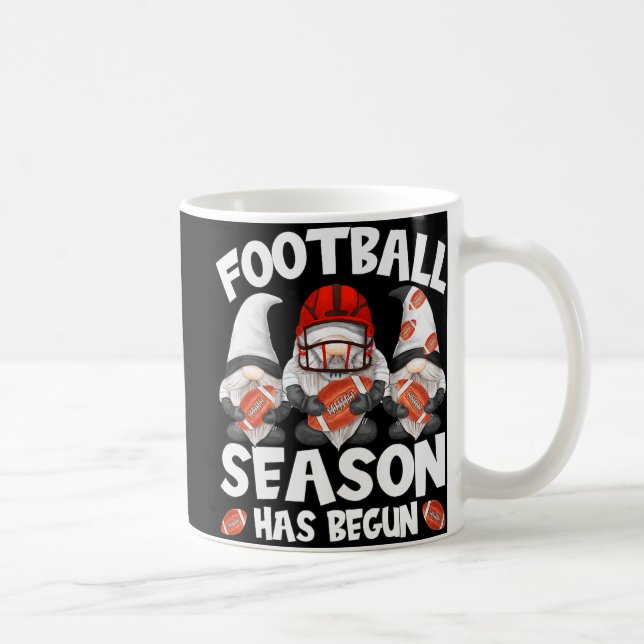 Fun Gnomes For Sunday And American Football Season Coffee Mug (Right)