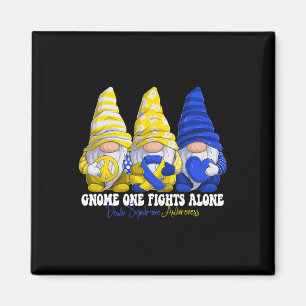 Fun Gnomies Down Syndrome Awareness Month Blue And Magnet