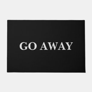 Fun "Go Away" Doormat