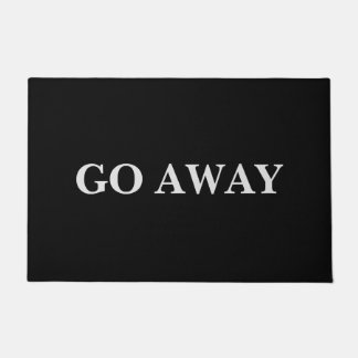 Fun "Go Away" Doormat