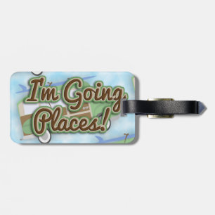 Fun Going Places Cartoon Flashback Fun  Luggage Tag