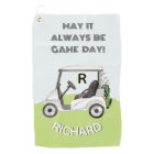 Fun Golf Cart Message Monogram Name