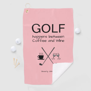 Fun Golf Happens Personalised Golf Towel