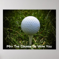 Fun Golf Poster! Great For The Golfer!