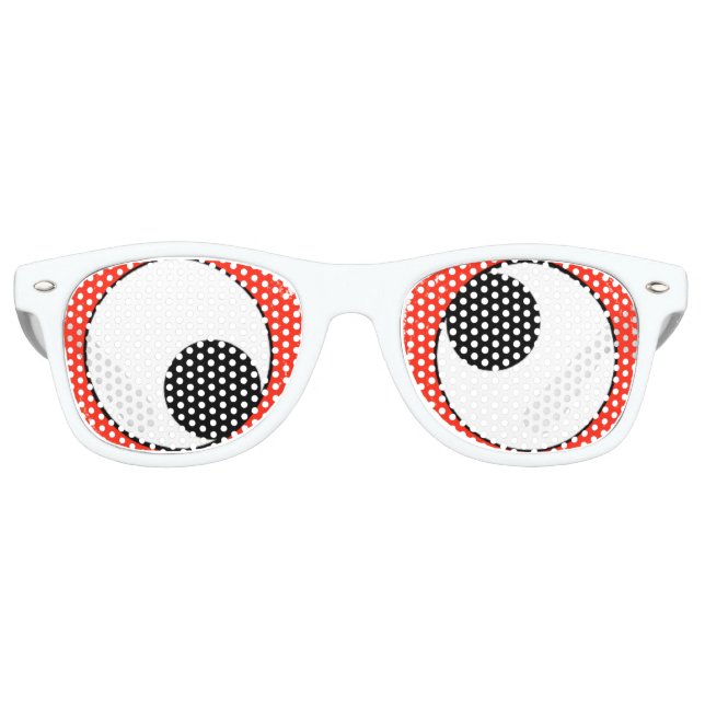 Fun Googly-Eyes Party Retro Sunglasses (Front)