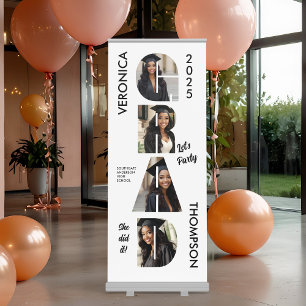 Fun Grad Photo Retractable Banner