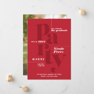 Fun Graduation Party Class 2022 Invitation