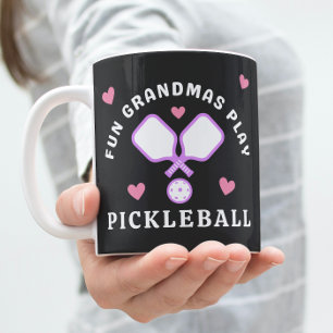 Fun Grandmas Play Pickleball Coffee Mug
