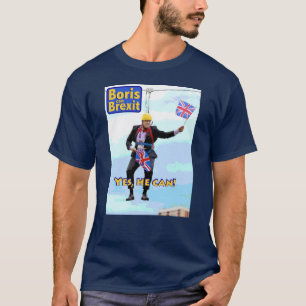 Fun graphic Boris Johnson Brexit from Europe image T-Shirt
