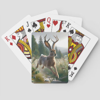 Fun Great American Jackalope Playing Cards
