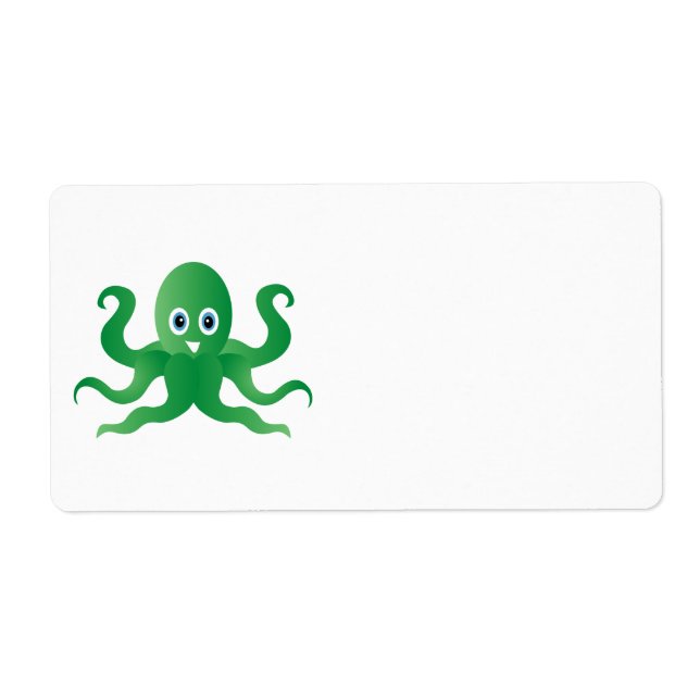 Fun green octopi (Front)