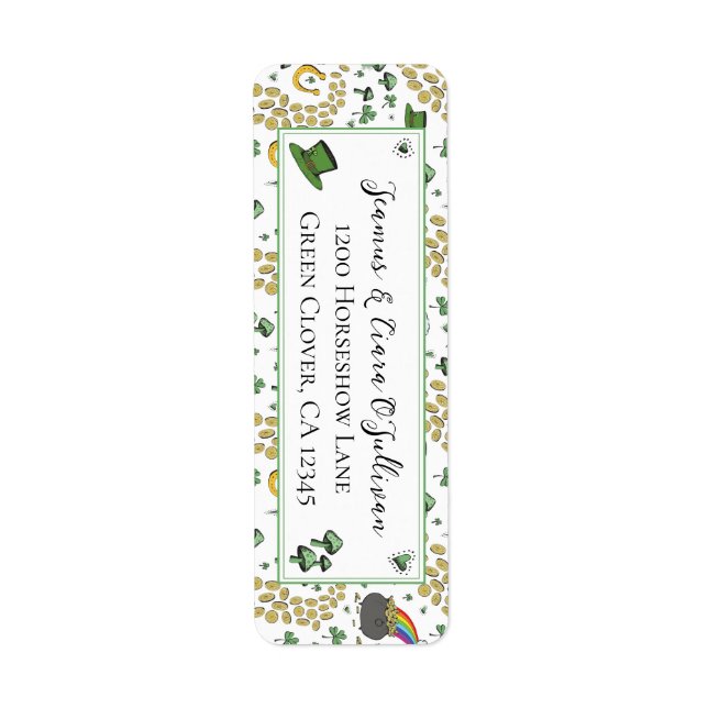 Fun Green St Patricks Day Irish Blessings (Front)