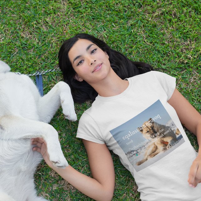 Fun Greenlandic Word Kalaallisut Greenland Dog T-Shirt (Creator Uploaded)
