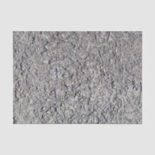 Fun grey faux rough concrete tissue paper