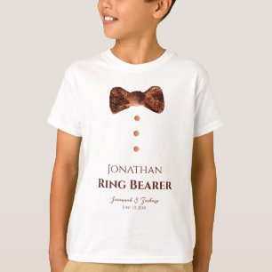 Fun Groomsman golden Tie Wedding T-Shirt