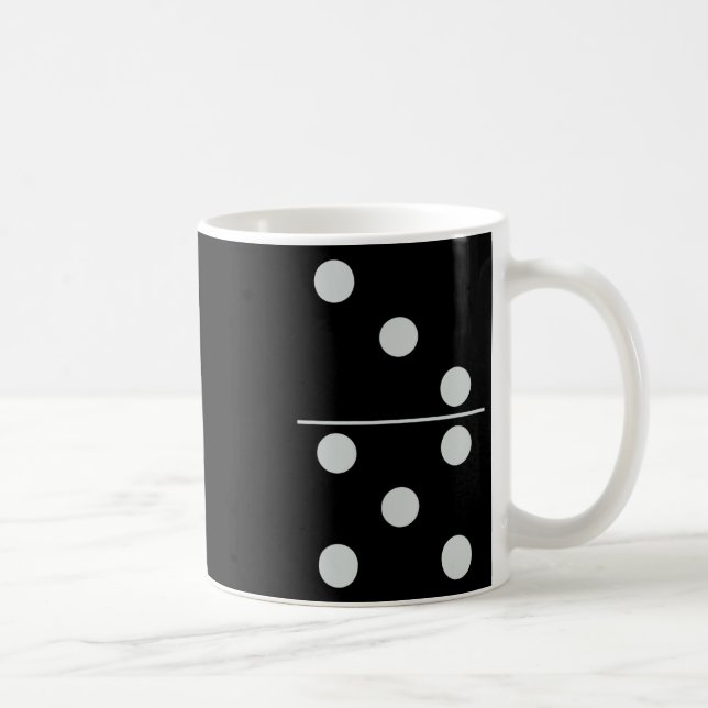 Fun Group Matching Halloween Costume Domino Domino Coffee Mug (Right)