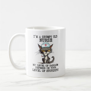 Fun Grumpy Old Nurse Coffee Mug