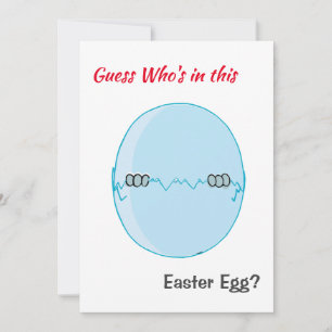 Fun Guess Who's in this Easter Egg Best Friend Hol Holiday Card