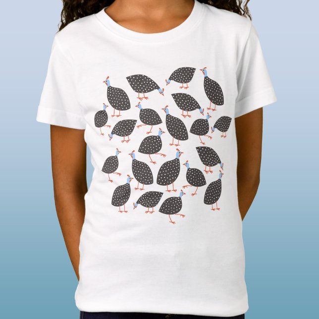 Fun Guineafowl T-Shirt (Guineafowl or guinea hen t-shirt for bird and animal lovers)