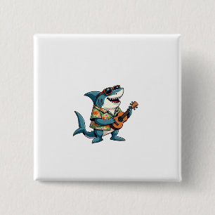 Fun Guitar PlayingT-Shirt 15 Cm Square Badge