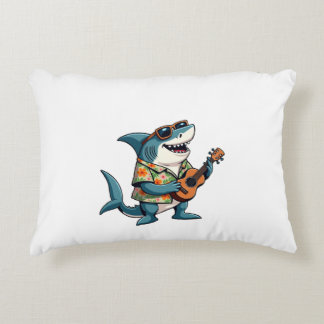 Fun Guitar PlayingT-Shirt Decorative Cushion