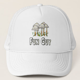 Fun Guy Funny Mushroom Pun Trucker Hat