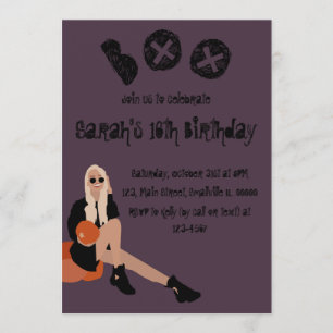 Fun Halloween Birthday Invitation