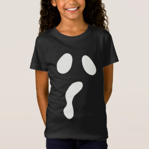 Fun Halloween boo face ghost scary Party T-Shirt