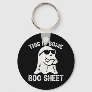 Fun Halloween Boo Ghost Costume This is Some Boo S Key Ring