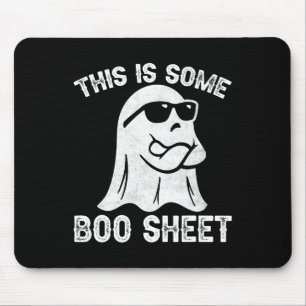 Fun Halloween Boo Ghost Costume This is Some Boo S Mouse Mat
