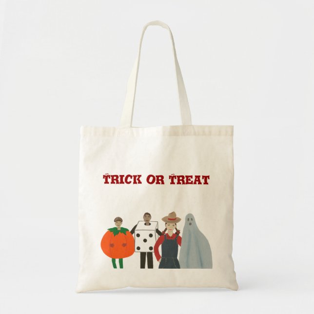 Fun Halloween Costumes Trick or Treat Bags (Front)