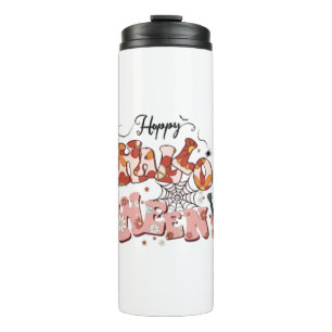 Fun Halloween Designs Happy Halloween Retro Thermal Tumbler