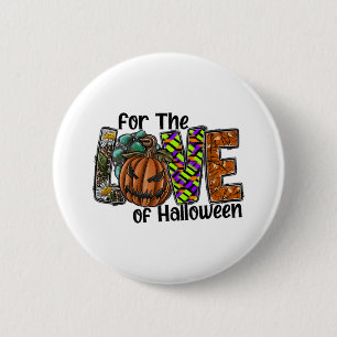 Fun Halloween Designs Hippie Halloween Retro 6 Cm Round Badge