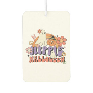 Fun Halloween Designs Hippie Halloween Retro Car Air Freshener