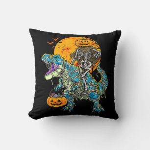 Fun Halloween Dinosaur T Rex Mummy Pumpkin Candy S Cushion
