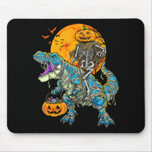 Fun Halloween Dinosaur T Rex Mummy Pumpkin Candy S Mouse Mat