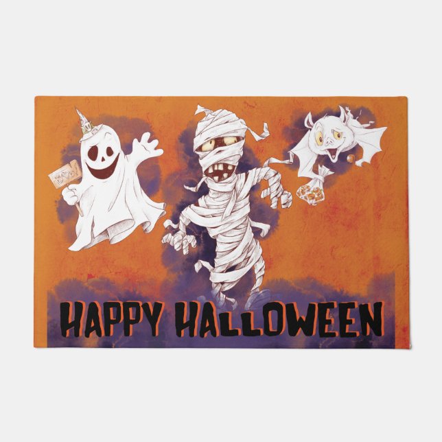  Fun Halloween Doormat (Front)