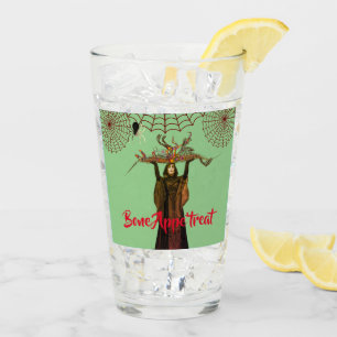 Fun Halloween Feast Glass