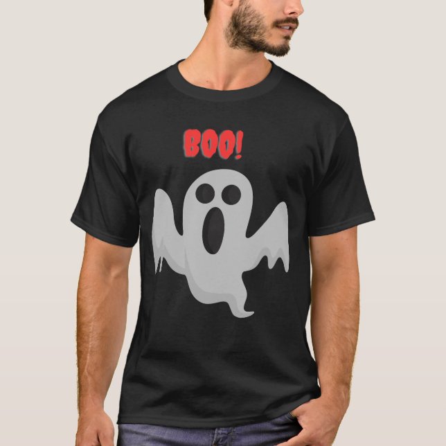 Fun Halloween Ghost T-Shirt (Front)