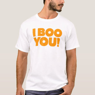 Fun Halloween I Boo On You Type For Halloween Fun T-Shirt