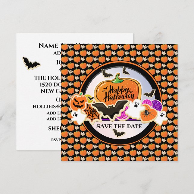 Fun Halloween Invitation (Front/Back)