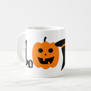fun halloween love  coffee mug