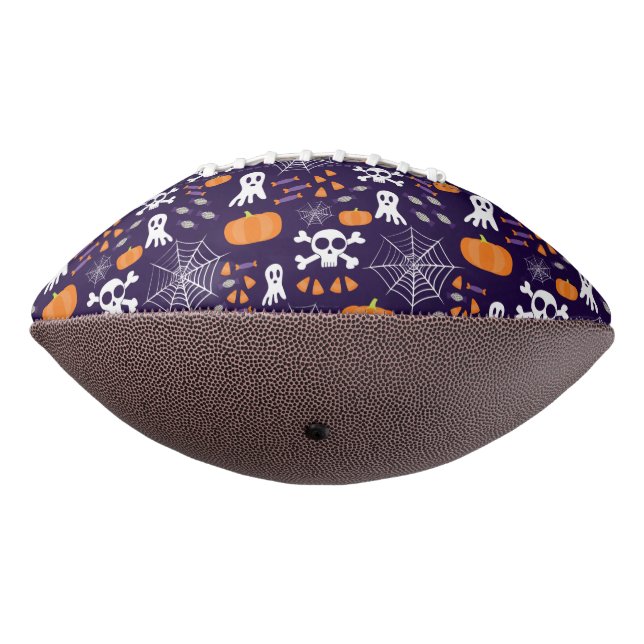 Fun Halloween Pattern American Football (Rotated 270)
