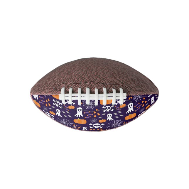 Fun Halloween Pattern American Football (Front)