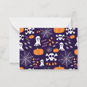 Fun Halloween Pattern Card