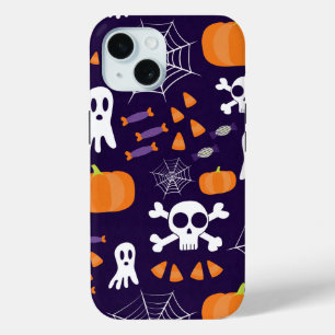 Fun Halloween Pattern iPhone 15 Case