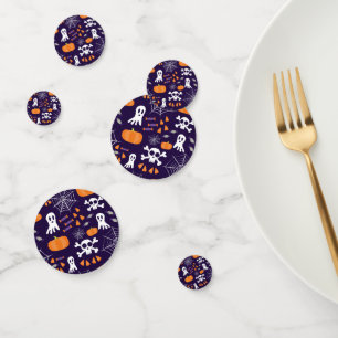 Fun Halloween Pattern Confetti