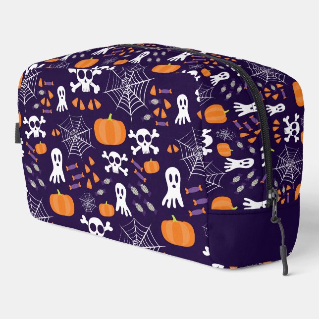 Fun Halloween Pattern Dopp Kit (Right Corner)