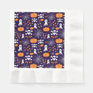Fun Halloween Pattern Napkin